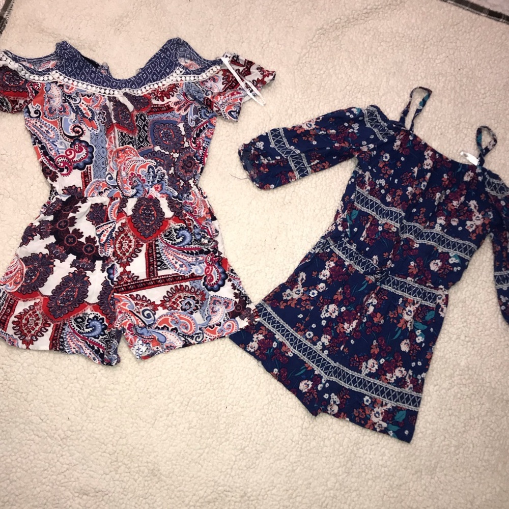 BUY OR DONATING Girls Amy Byer rompers•